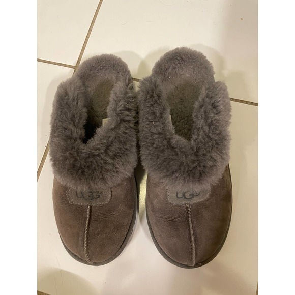 UGG Shoes Ugg Womens Coquette Slide Slippers In Gray 9 Poshmark